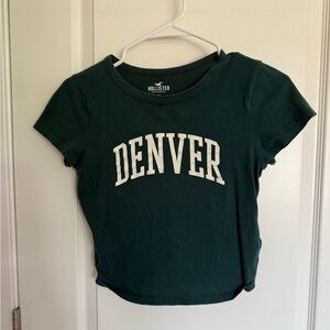 Hollister Dark Green Logo Tee